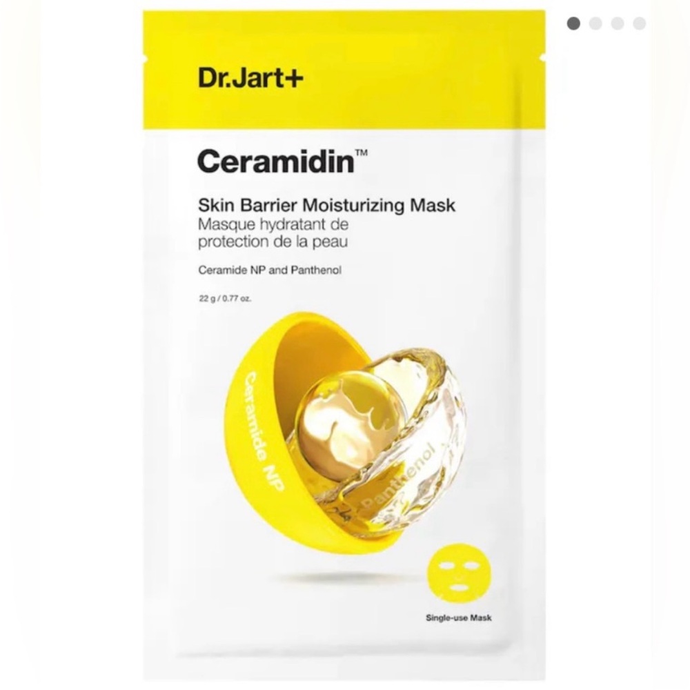 NWT Dr. Jart+ Ceramidin Skin Barrier Moisturizing Mask